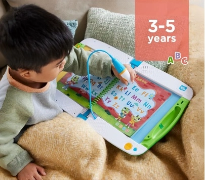LEAPFROG 2-in-1 LeapTop Touch and Learning Friends 100 Words Book